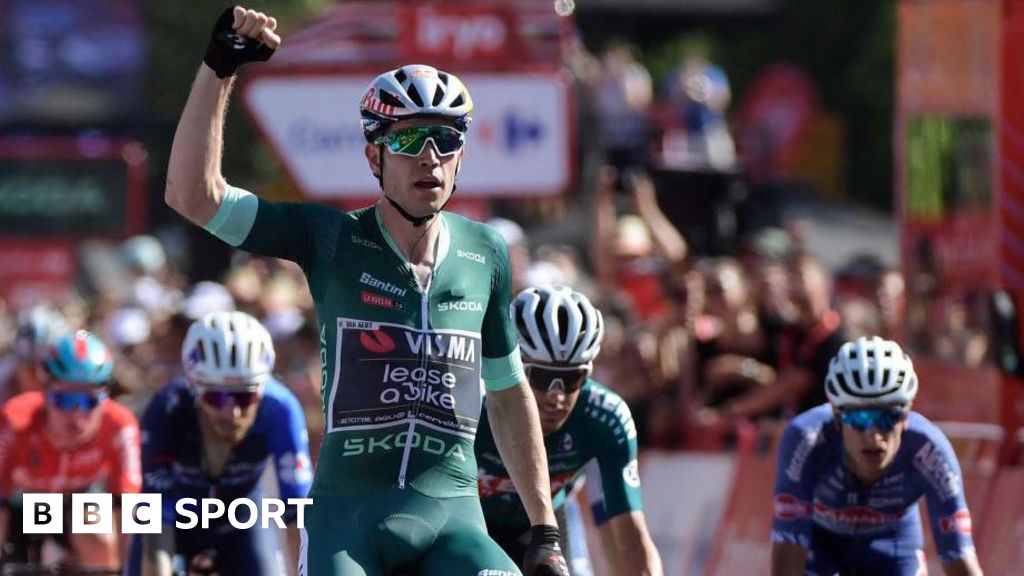 Vuelta a Espana 2024: Wout van Aert wins stage seven as Ben O'Connor leads