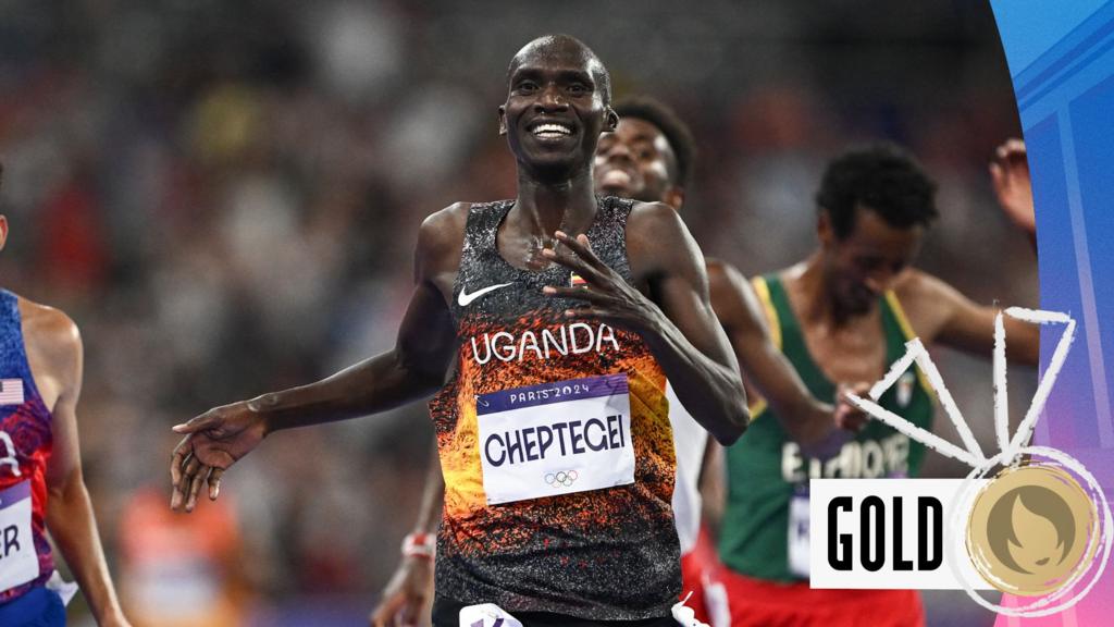 Watch: Uganda's Cheptegei wins 10,000m gold