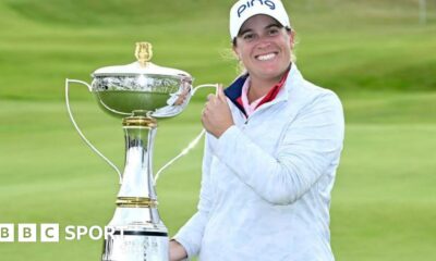 Women's Scottish Open: Lauren Coughlin secures four-shot win