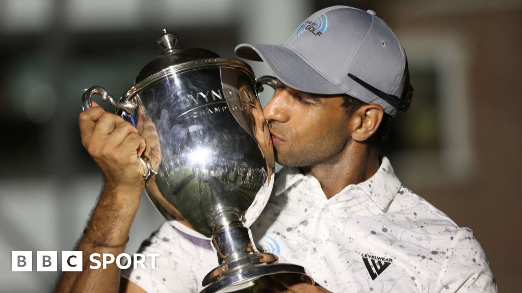 Wyndham Championship: Aaron Rai wins first PGA Tour title after leader Max Greyserman falters late on