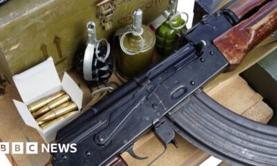 Yemen weapons dealers selling machine guns on X