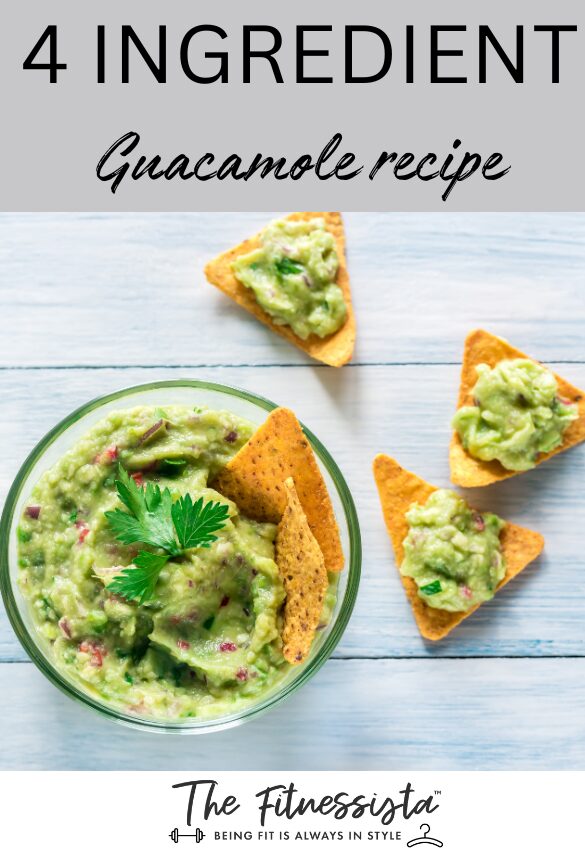 4 Ingredient Guacamole Recipe - The Fitnessista