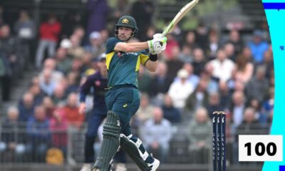 Australia's Inglis smashes century against Scotland - best shots