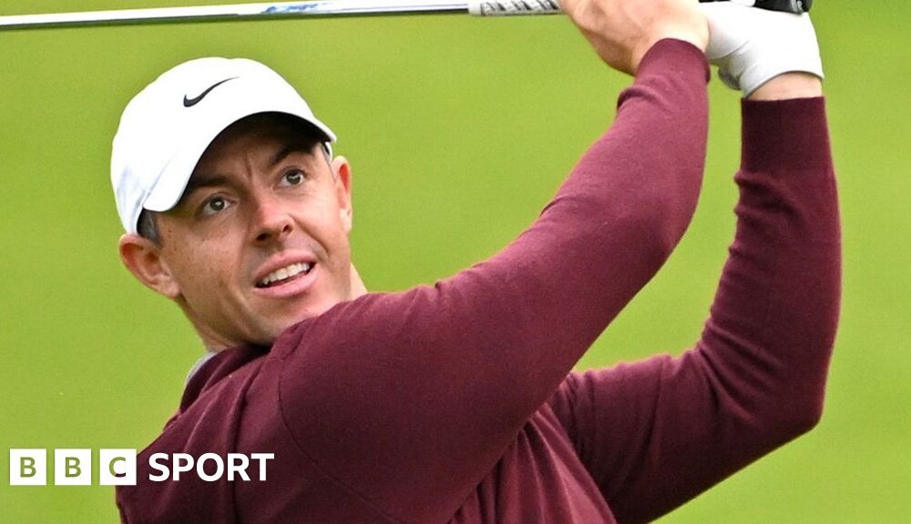 BMW PGA Championship: Rory McIlroy two shots off leader Matthew Baldwin at Wentworth