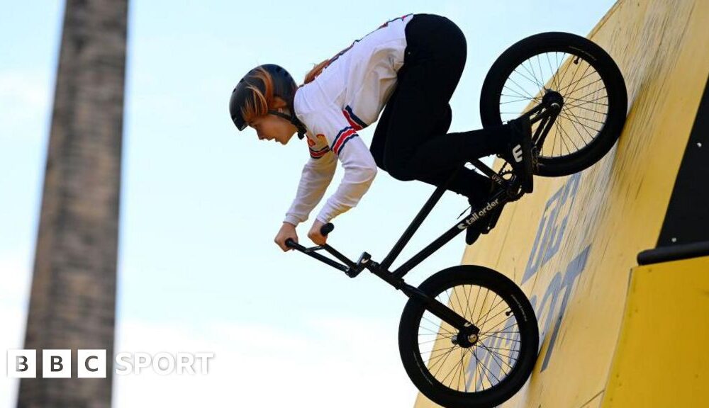 BMX European Freestyle Championships: GB's Sasha Pardoe wins gold