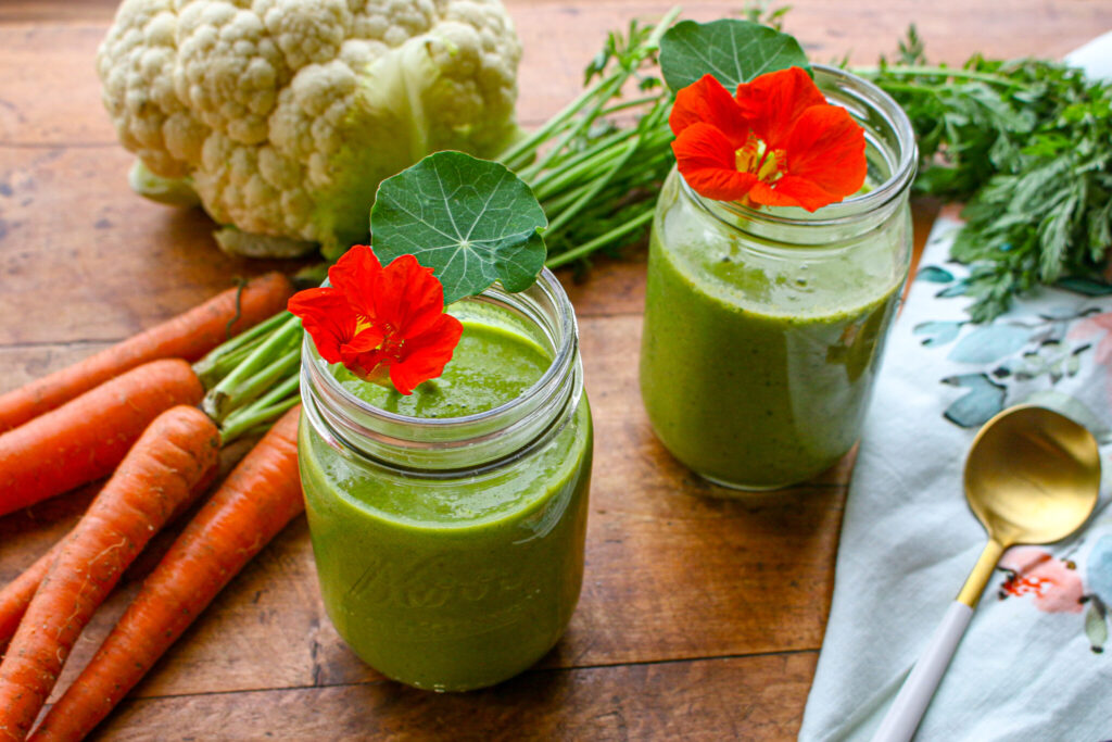 Compost Green Goddess Smoothie - Sharon Palmer, The Plant Powered Dietitian