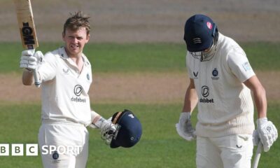 County Championship: Middlesex promotion hopes end despite Robson ton