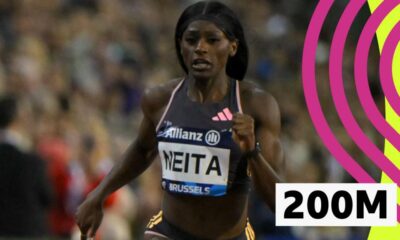 Diamond League: Brittany Brown beats GB's Daryll Neita to claim Diamond League 200m title