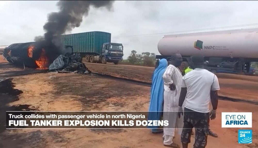 Fuel tanker explosion in Nigeria kills dozens