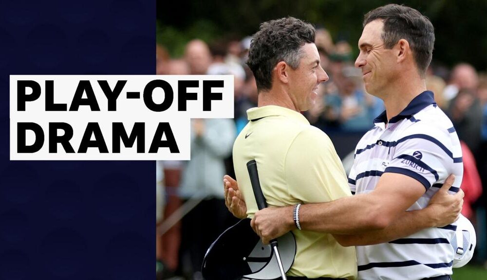 Horschel beats McIlroy with eagle putt in PGA play-off