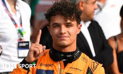 Italian Grand Prix: Lando Norris on pole as part of McLaren one-two, Max Verstappen only seventh