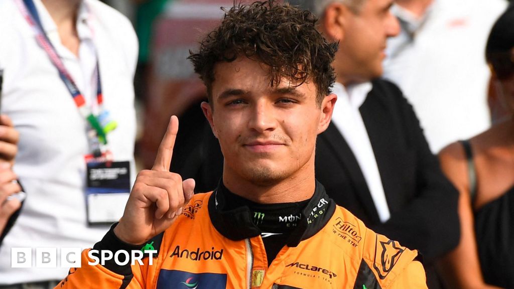 Italian Grand Prix: Lando Norris on pole as part of McLaren one-two, Max Verstappen only seventh