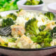 Keto Chicken & Broccoli Blue Cheese Salad