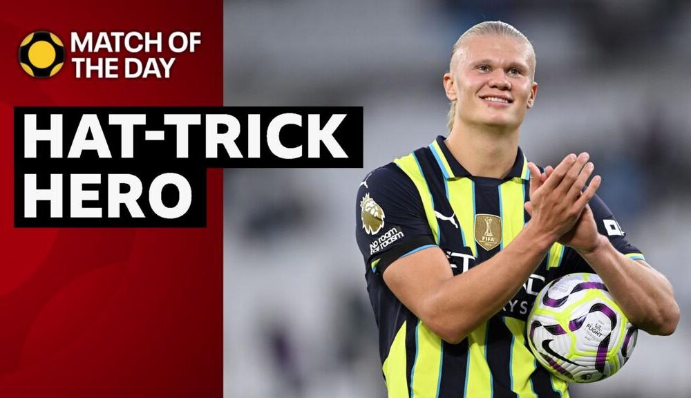 Match of the Day: Erling Haaland's hat-trick for Manchester City against West Ham