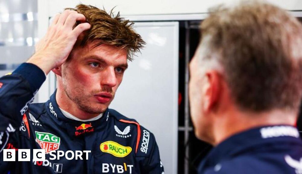 Max Verstappen says swearing punishment 'ridiculous' after Singapore Grand Prix news conference protest