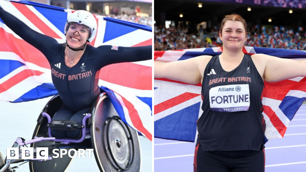 Paralympics 2024: Hannah Cockroft and Sabrina Fortune start GB gold rush in Paris