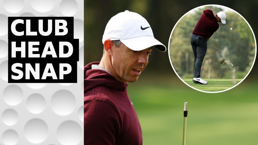 Rory McIlroy makes birdie at Wentworth despite club head snap