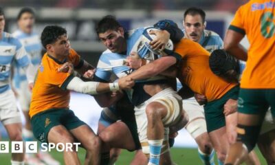 Rugby Championship: Australia beat Argentina with late penalty