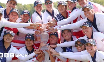 Solheim Cup 2024: US beat Europe in Virginia for first win since 2017