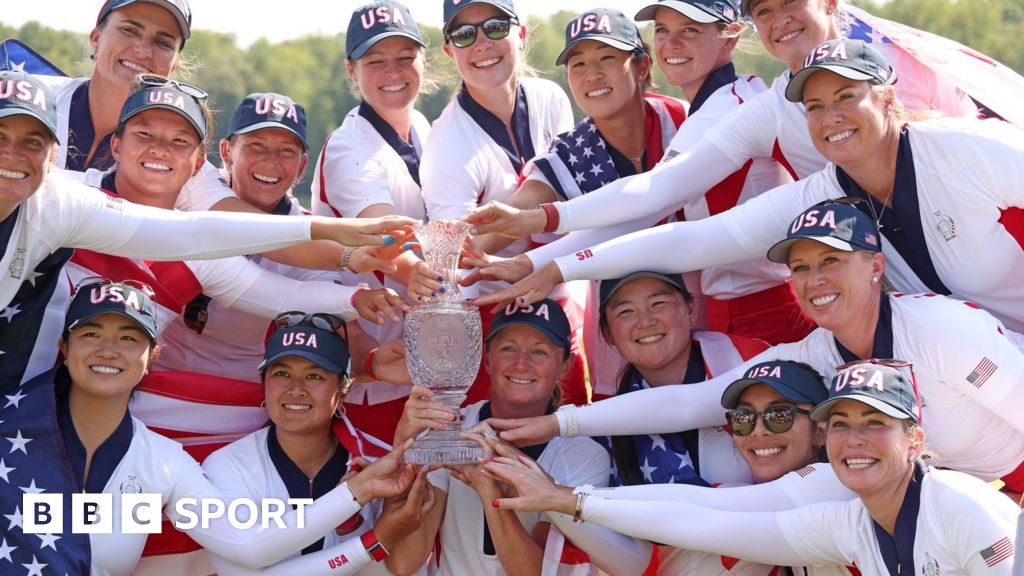 Solheim Cup 2024: US beat Europe in Virginia for first win since 2017