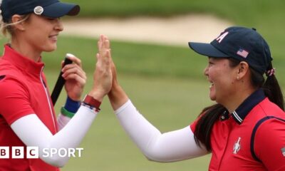 Solheim Cup 2024: US lead Europe 6-2 after sensational opening day in Virginia