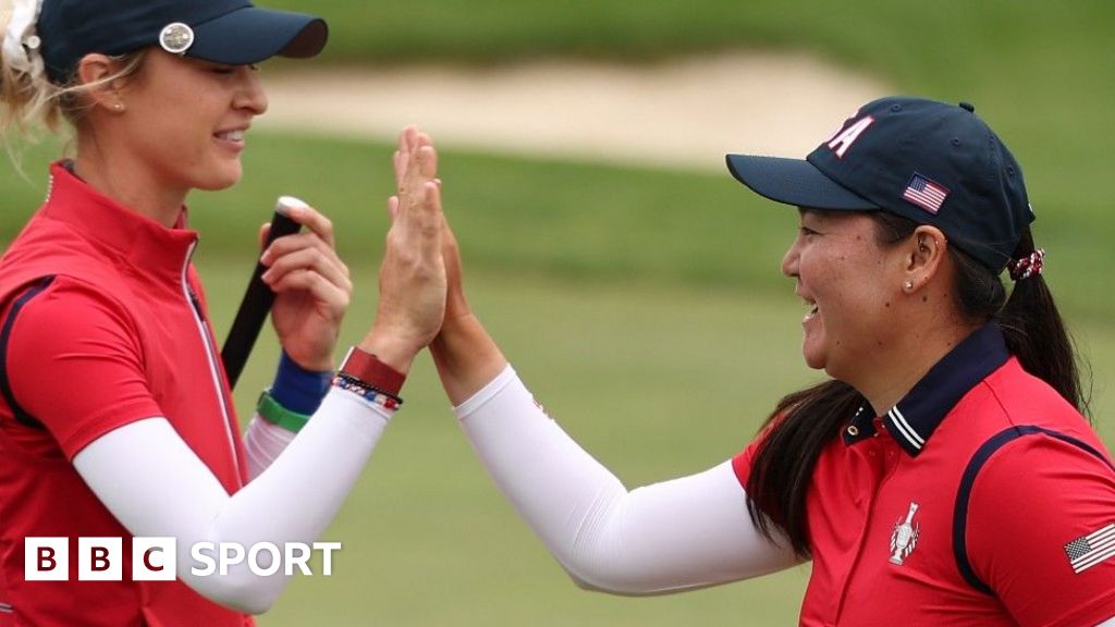 Solheim Cup 2024: US lead Europe 6-2 after sensational opening day in Virginia