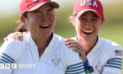 Solheim Cup 2024: US repel Europe fightback to maintain four-point lead