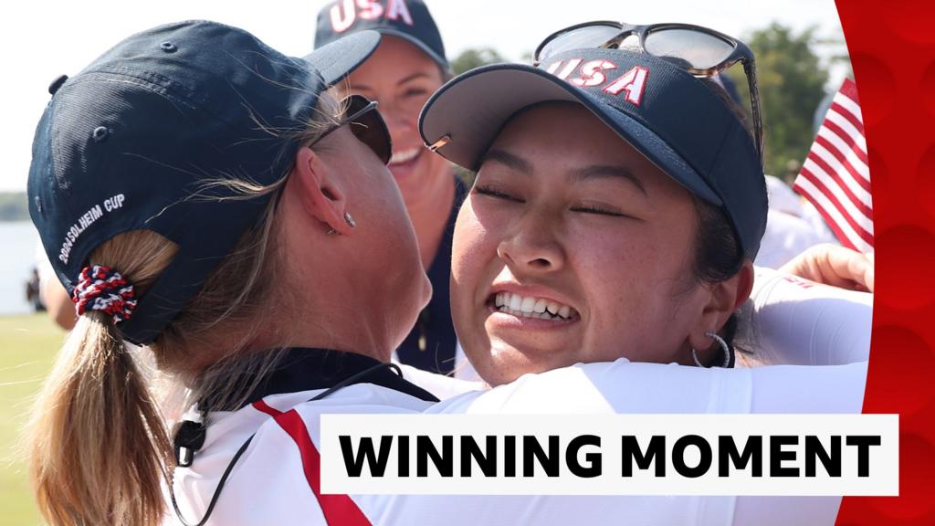 Solheim Cup: Lilia Vu seals United States victory over Europe in Virginia