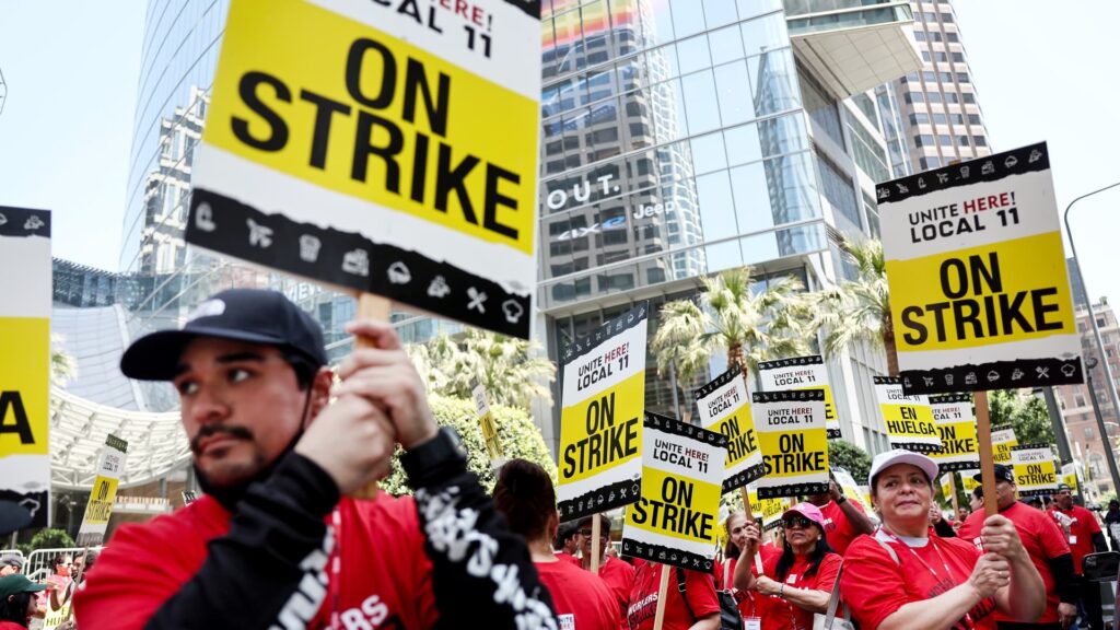 Strikes start at top hotel chains as housekeepers seek higher wages and daily room cleaning work