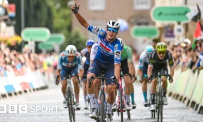 Tour of Britain 2024: Paul Magnier wins opening stage in Kelso