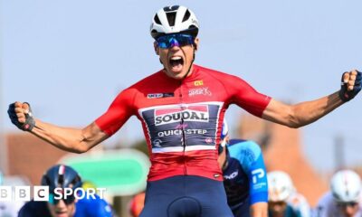 Tour of Britain: Paul Magnier sprints to stage four victory in east Midlands