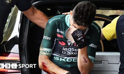 Vuelta a Espana 2024: Wout van Aert abandons race after crash