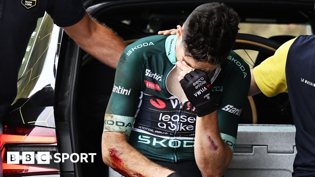 Vuelta a Espana 2024: Wout van Aert abandons race after crash