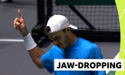 Watch: Cerundolo's 'jaw-dropping' drop shot against Draper