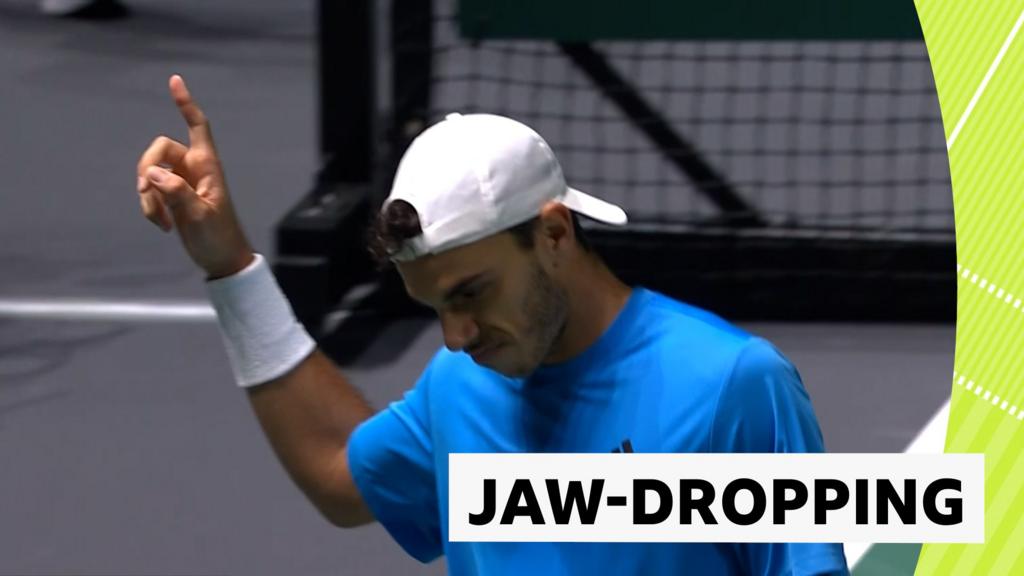 Watch: Cerundolo's 'jaw-dropping' drop shot against Draper