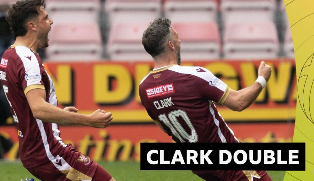 Watch Clark's sublime free-kick double for St Johnstone