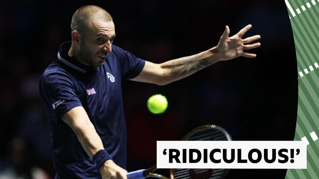 Watch: Evans wins 'unbelievable' point in Davis Cup