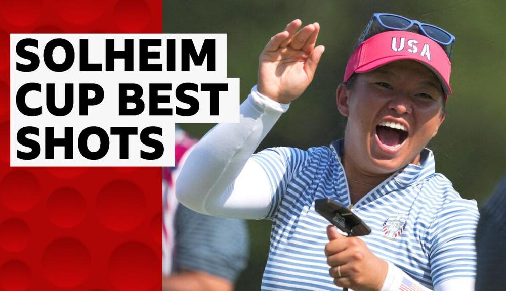 Watch Solheim Cup's best shots as USA beat Europe in thriller