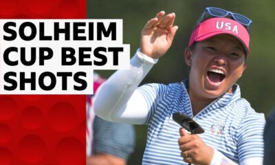 Watch Solheim Cup's best shots as USA beat Europe in thriller