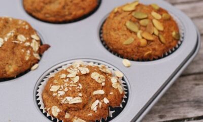 Whole Grain Banana Muffins: One Bowl!