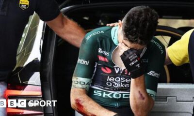 Wout van Aert: Belgian to miss rest of the season following stage 16 Vuelta a Espana crash: