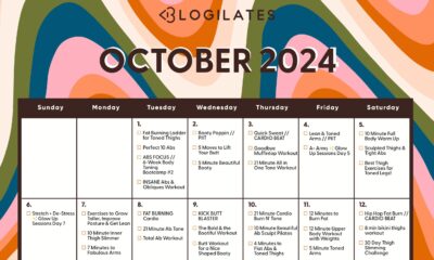 Your Blogilates October 2024 Workout Calendar!!