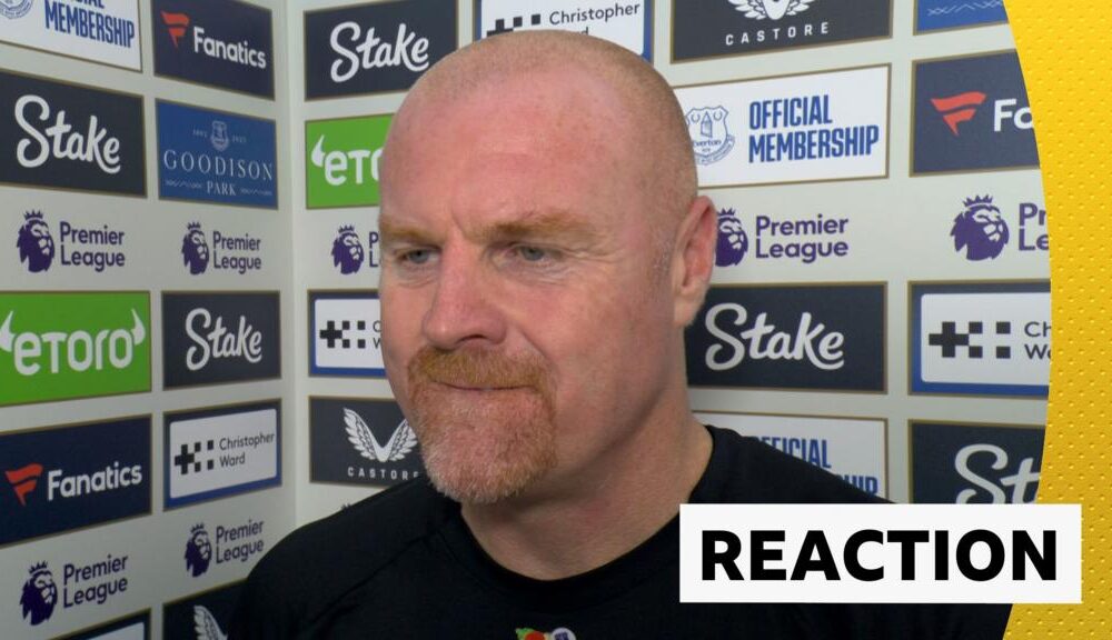 'I could smell it in the air' - Dyche on Everton equaliser