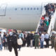 Brazilian citizens evacuated from Lebanon land at São Paulo Air Base (Photo: Paulo Pinto/Agência Brasil)