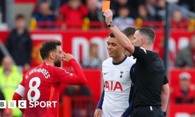 Bruno Fernandes: Manchester United captain's red card overturned on appeal