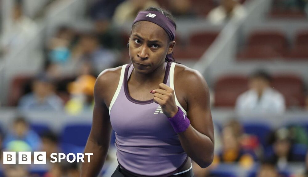 China Open: Coco Gauff into quarter-finals as Naomi Osaka retires