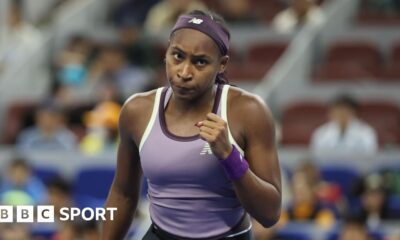 China Open: Coco Gauff into quarter-finals as Naomi Osaka retires