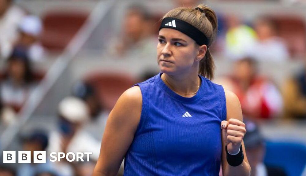 China Open: Karolina Muchova sees off Aryna Sabalenka to reach semi-finals in Beijing