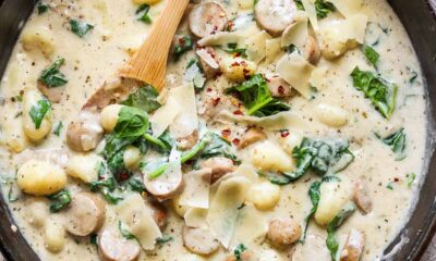 Creamy Gnocchi Skillet with Chicken Sausage