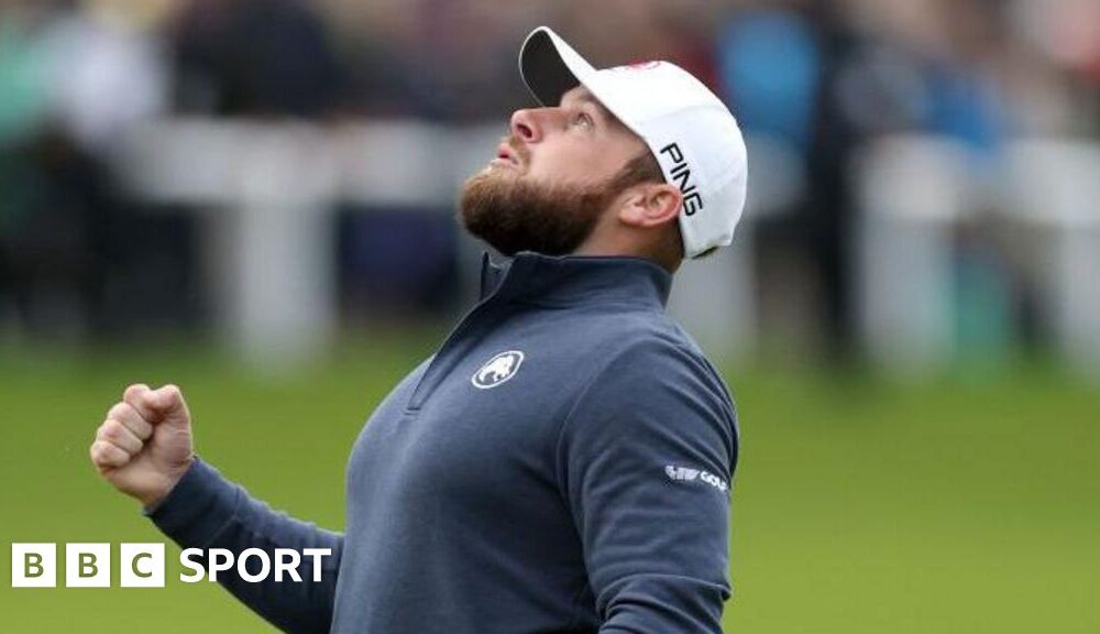 Dunhill Links Championship: Tyrrell Hatton wins record third title